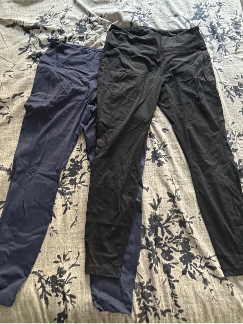 Mondetta Black and Navy Leggings Duo